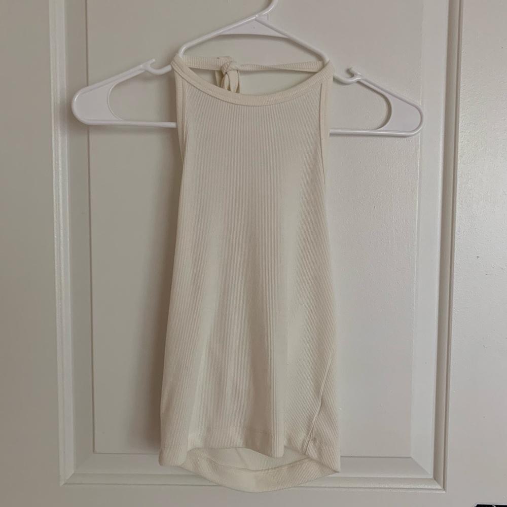 Ivory America Eagle Halter Top